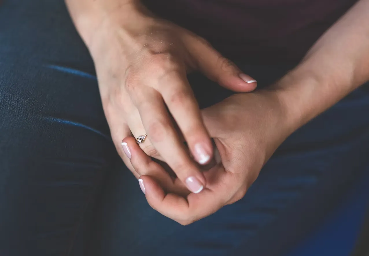 closeup of hands